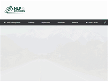 Tablet Screenshot of nlpoftherockies.com